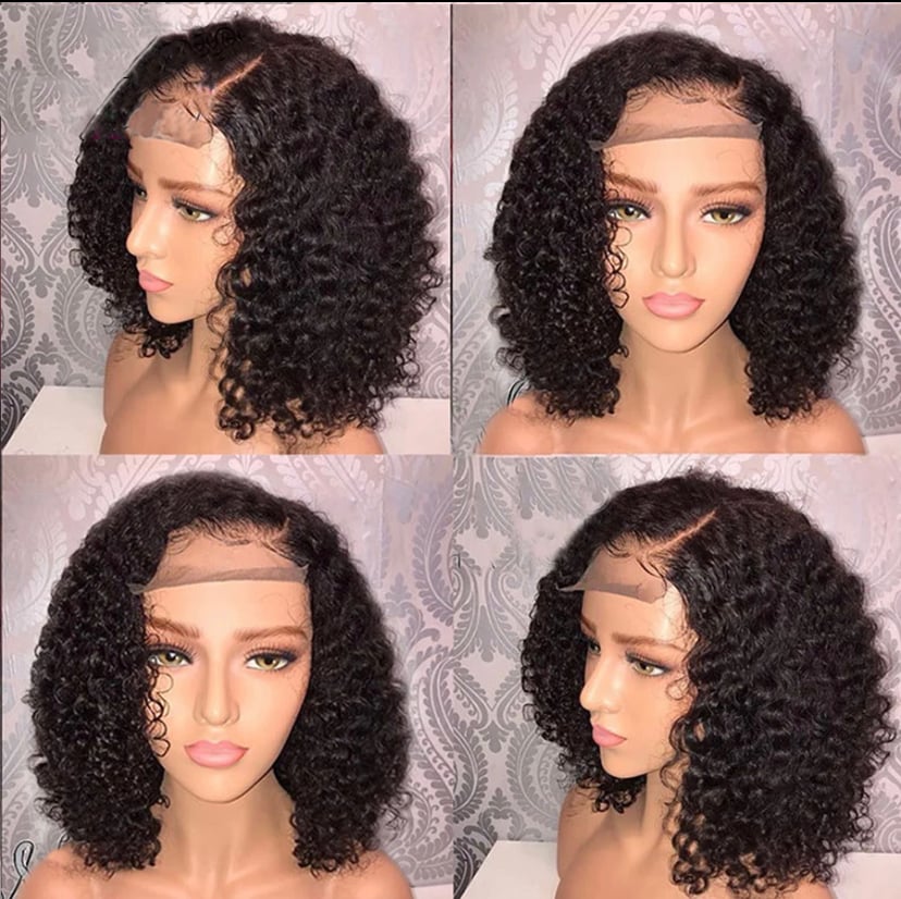 Image of Deep wave,10” bob, 20” 13x4 bw wig