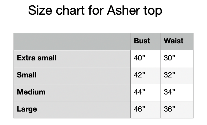 Image of Asher top in steel
