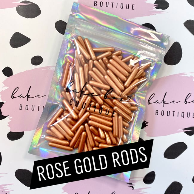 Rose Gold/Nude Sprinkles Choose your pack Bake Box Boutique