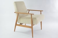 Image 1 of Fauteuils FOX velours côtèle crème