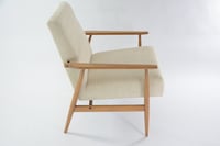 Image 2 of Fauteuils FOX velours côtèle crème