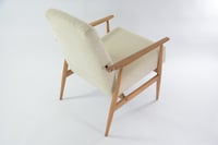 Image 3 of Fauteuils FOX velours côtèle crème