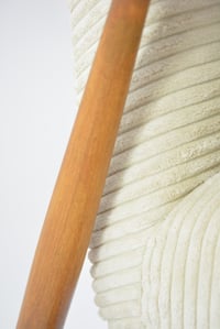 Image 5 of Fauteuils FOX velours côtèle crème