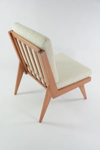 Image 2 of Fauteuil L bouclette crème