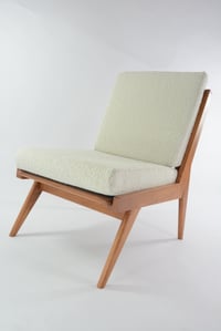 Image 3 of Fauteuil L bouclette crème