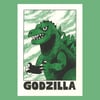 Godzilla - A3 Risograph Print
