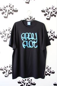 Image of stick to the script tee in black 