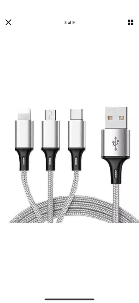 Image of 3 in 1 charging cable 