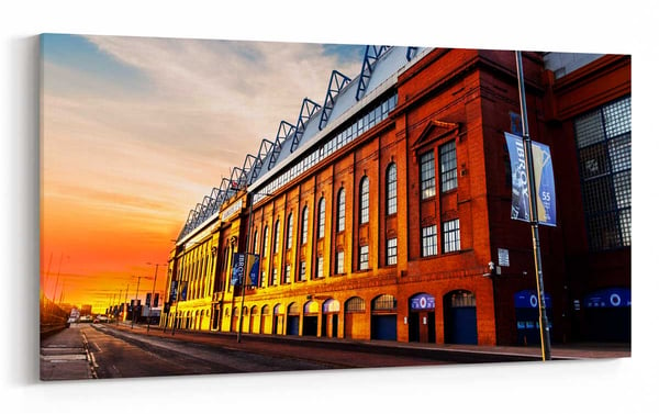 Image of Ibrox at Sunset