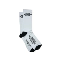 White MSW socks