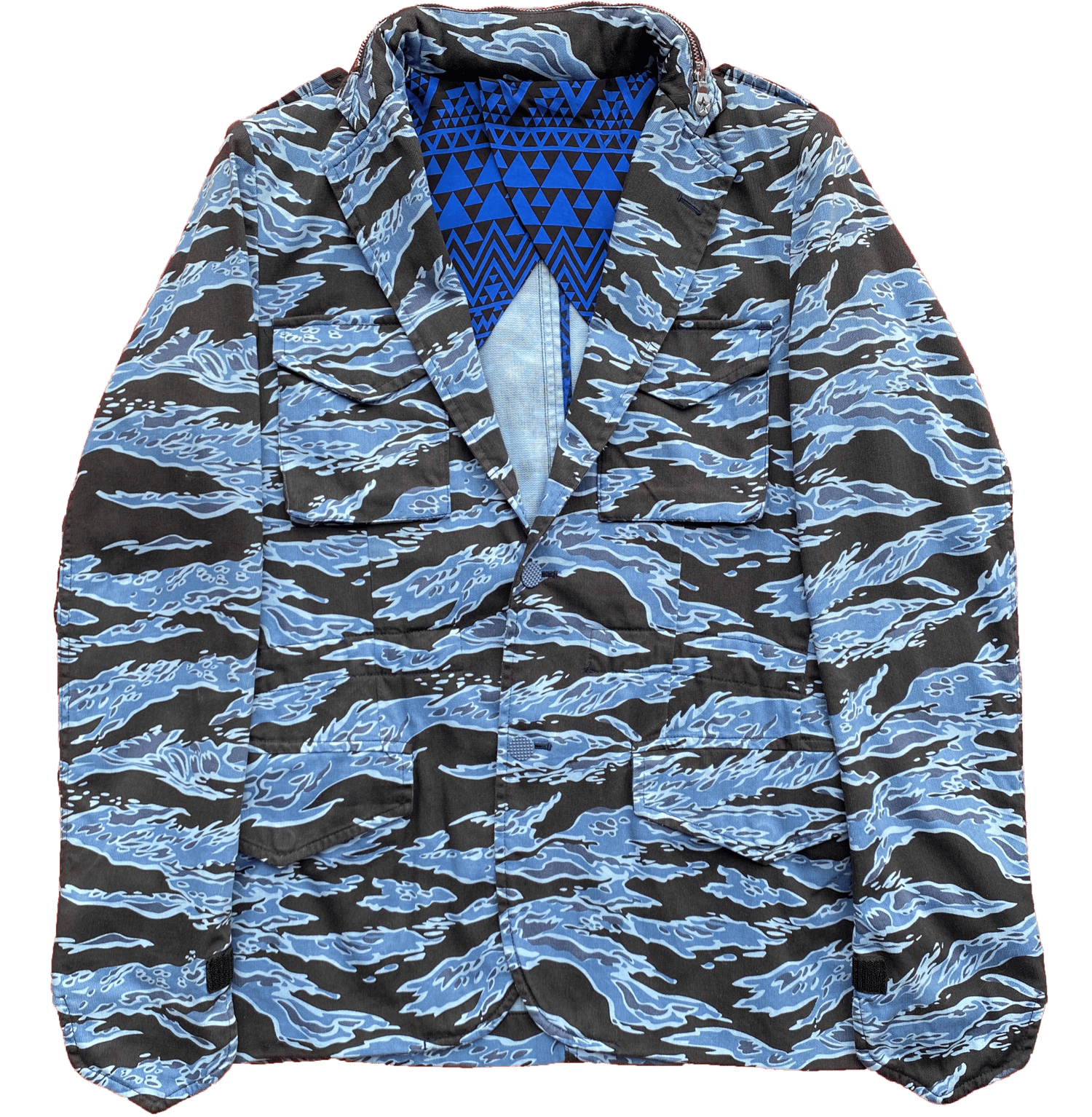 11 Phenomenon Blue Tiger-Camo M-65 Blazer | neverlandsupply