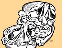 “two buddies” print