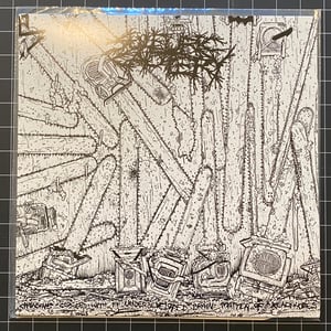 Image of Sulfuric Cautery - Chainsaws Clogged With The Underdeveloped Brain Matter of Xenophobes LP SPLATTER