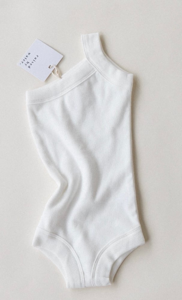 Image of RBW X Kai Blue One Strap Bodysuit