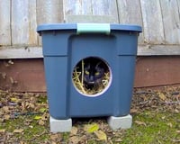 Image 2 of "Purricane Vault" Rapid Insulated Self-Warming Outdoor Cat Shelter