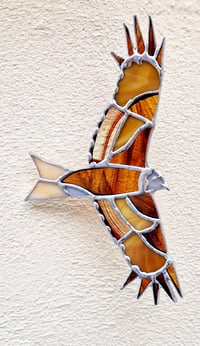 Image 2 of Stained Glass Red Kite Decoration-indoor use only