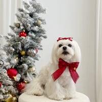 CHRISTMAS SPARKLE BOW - RED