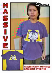 Image 5 of Washington Munkies Garment Dyed Tee