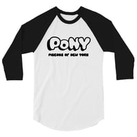PoNY Phase5 Raglan 3/4 Sleeve Shirt (WHI/BLK)