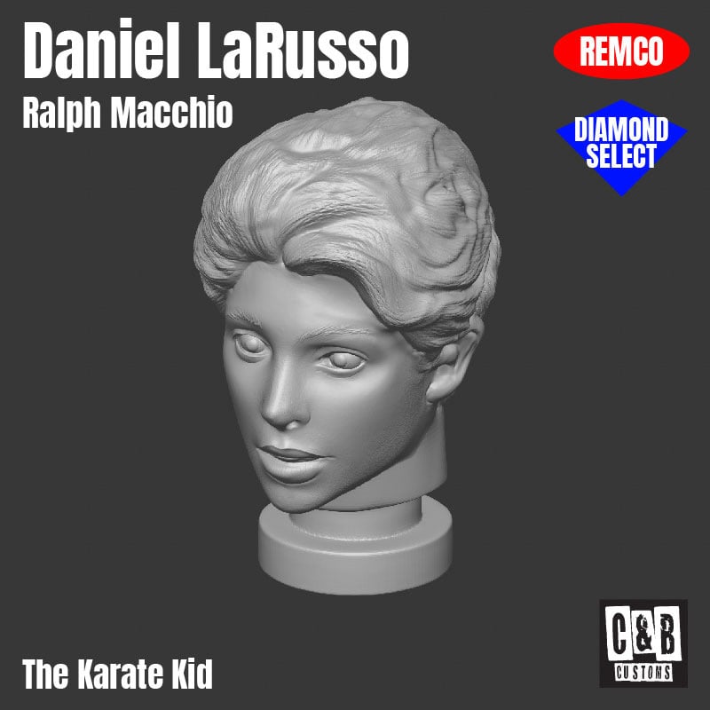 Daniel Larousso 3D printed head