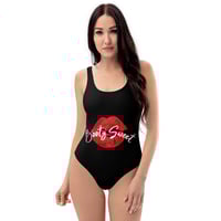 Image 1 of The Booty Sweet Girl One-Piece Swimsuit Black