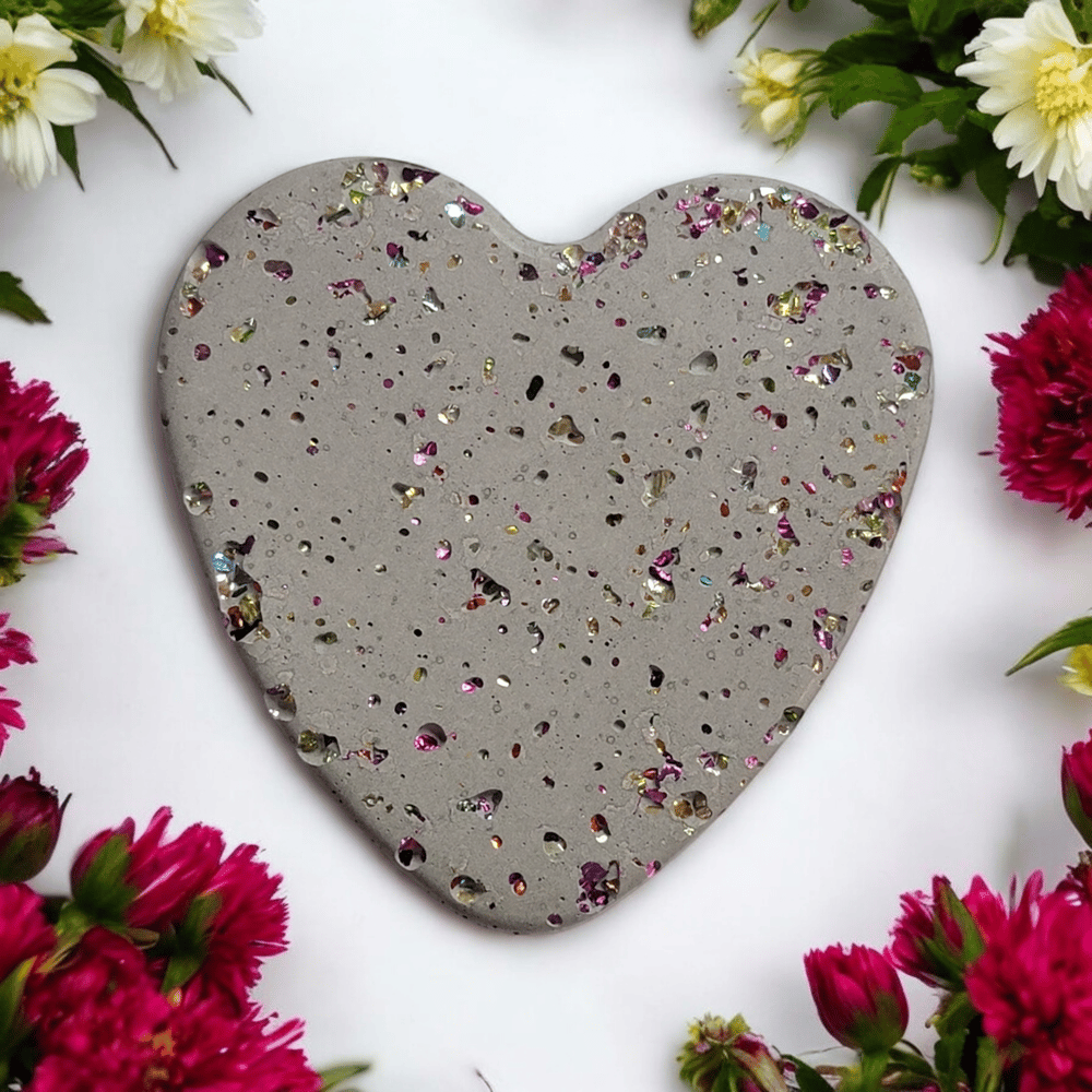 Image of Cement Heart Magnet 