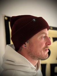 Image 1 of Beanie Burgandy or French Blue