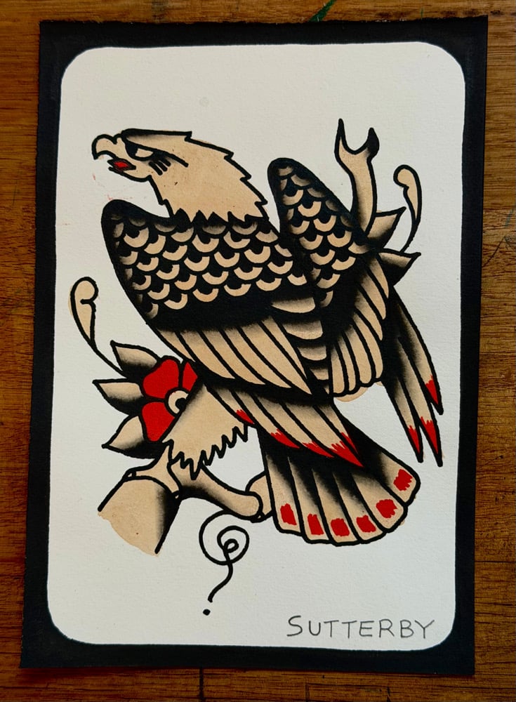 ‘FOLK’ painting #2 original A5 