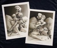 "Toni & Mistress Tracey" Reproduction Print Set