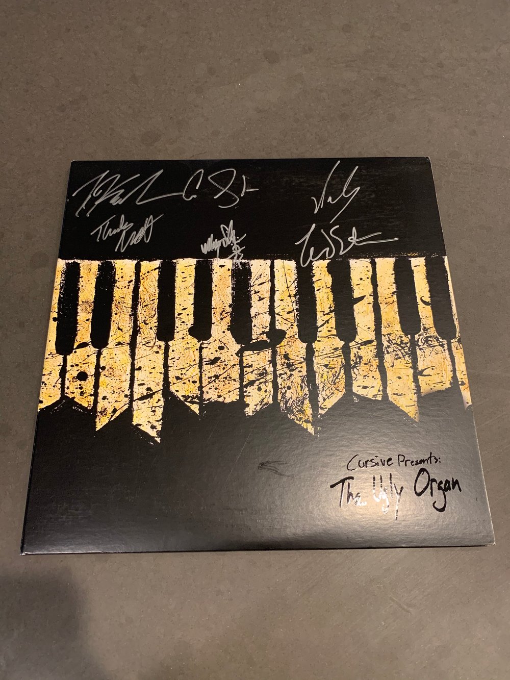 Cursive Autographed “The Ugly Organ” 2 LP Deluxe Version Vinyl Record