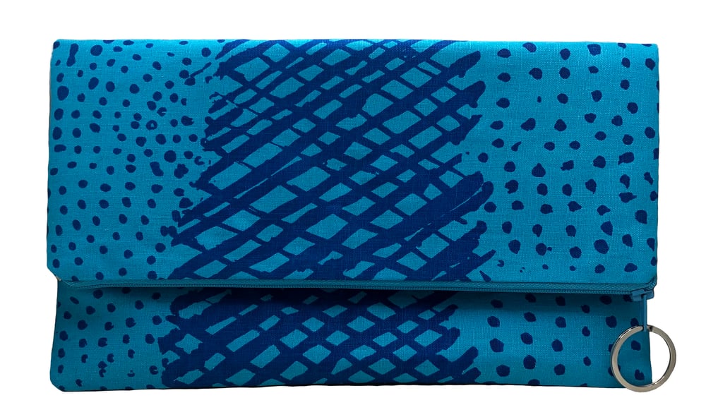 Image of Indigenous Print Folded Clutch