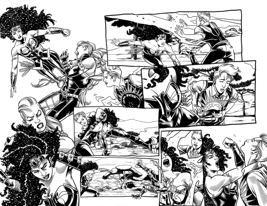 Image of Immortal Wonder Woman: Nubia (2021) #2 PGS 35 AND 36
