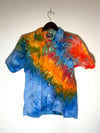 Tie Dye Button-up #6 - Small