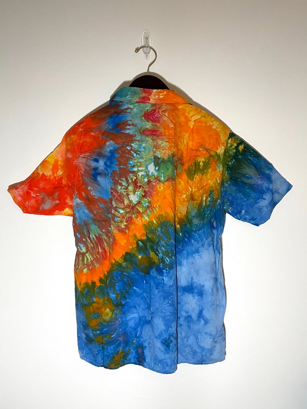 Tie Dye Button-up #6 - Small