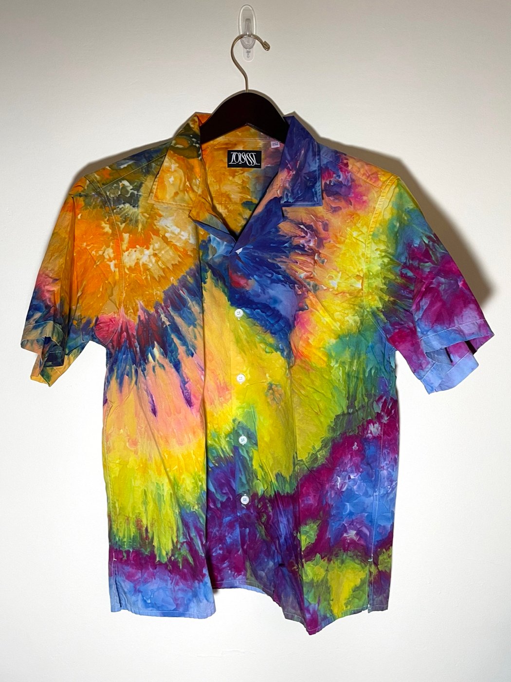 tie dye button up