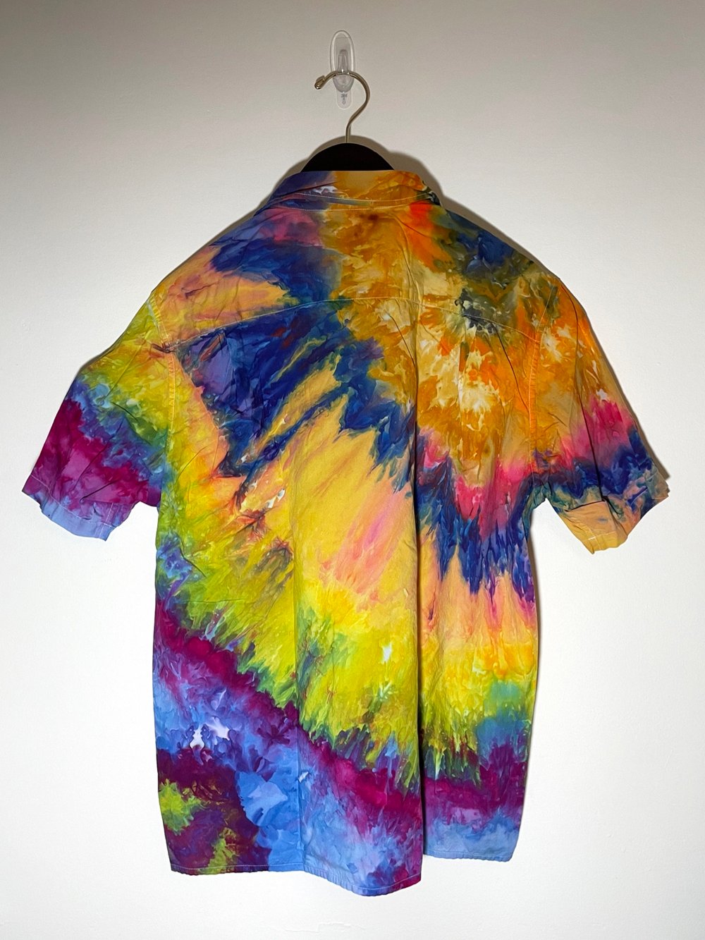 Tie Dye Button-up #9 - Medium