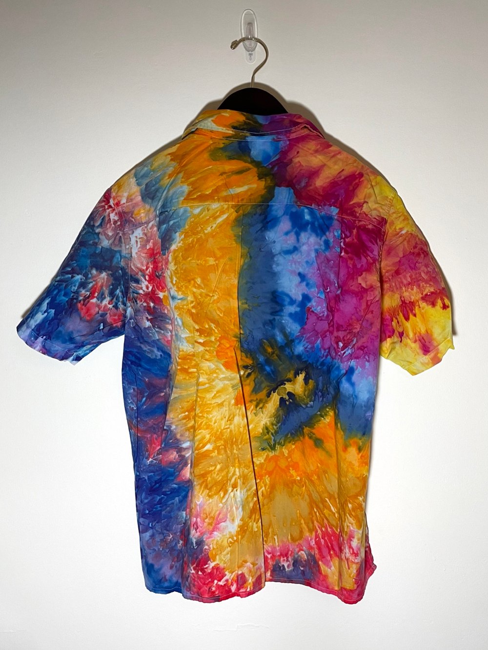 Tie Dye Button-up #10 - Medium