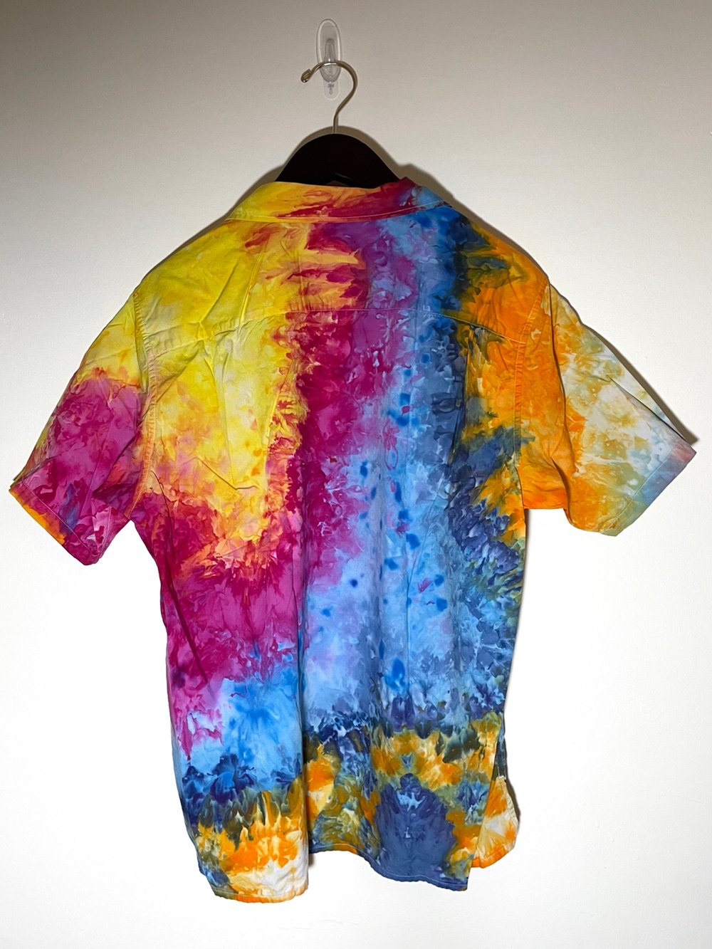 Tie Dye Button-up #11 - Medium