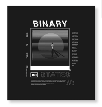 Image 2 of Binary States - Traveler T-shirt