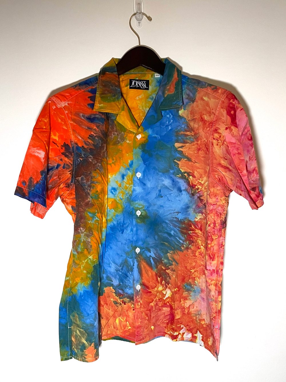 Tie Dye Button-up #13 - Medium