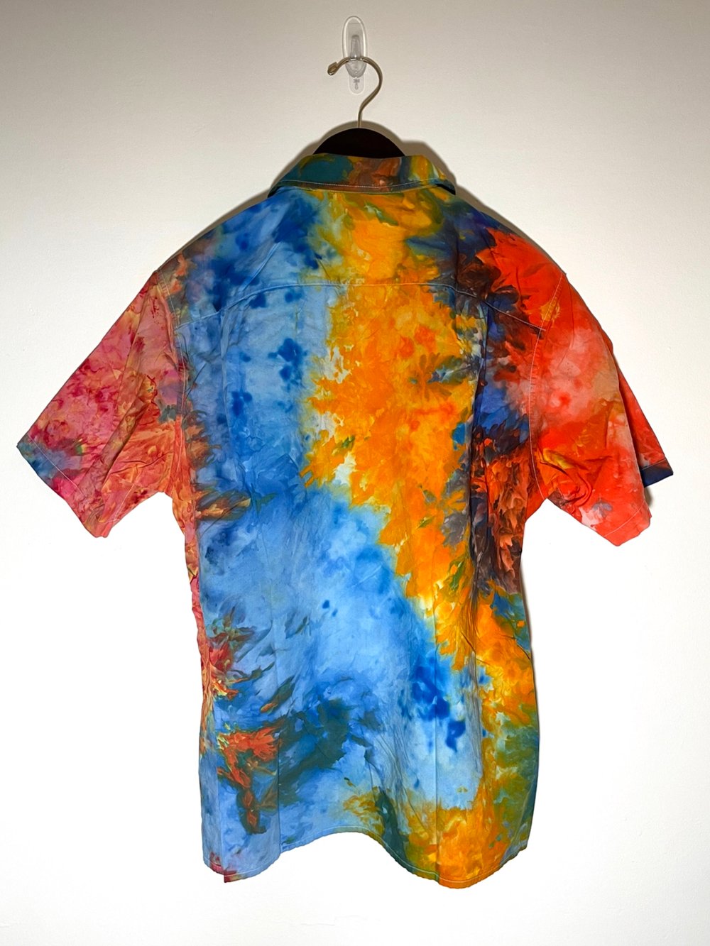 Tie Dye Button-up #13 - Medium