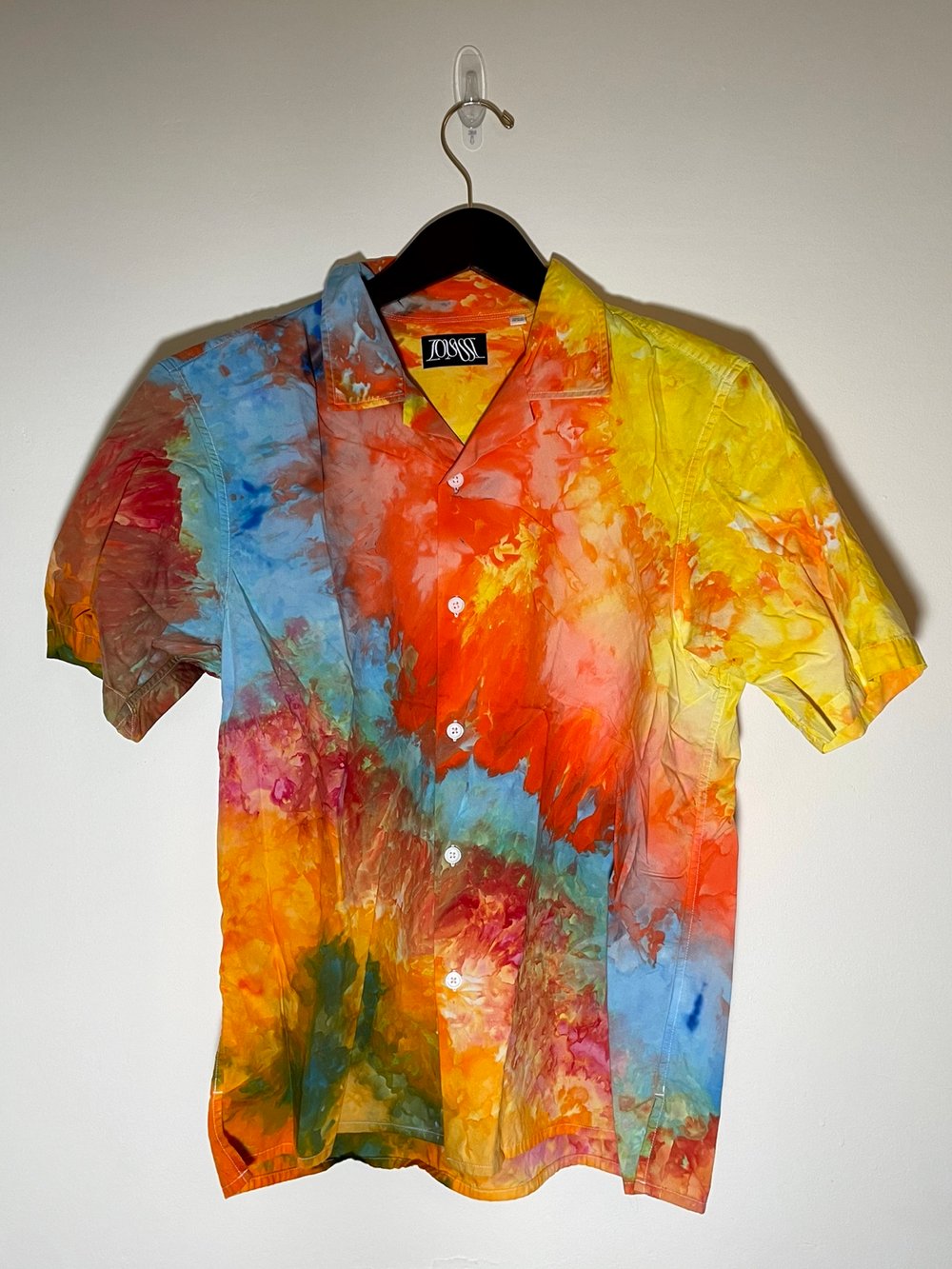 Tie Dye Button-up #14 - Medium