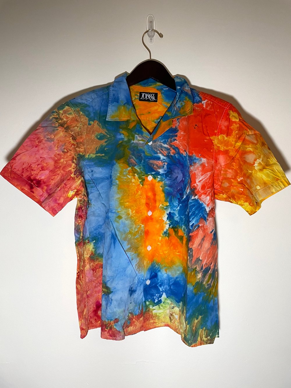 Tie Dye Button-up #15 - Medium