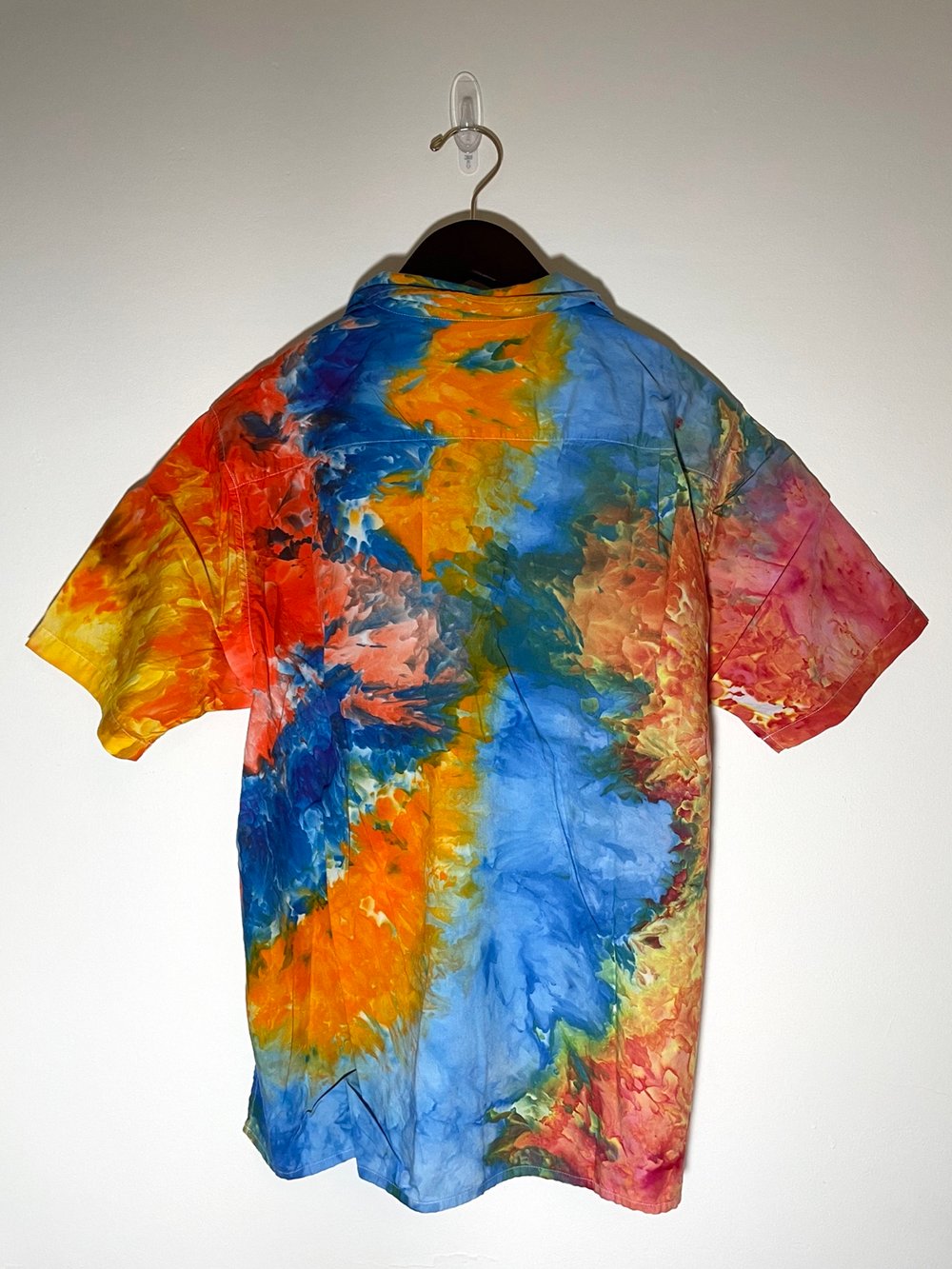 Tie Dye Button-up #15 - Medium