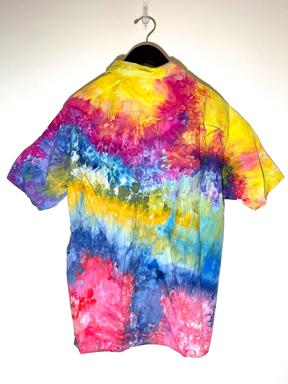 Tie Dye Button-up #16 - Large