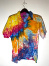 Tie Dye Button-up #17 - Large