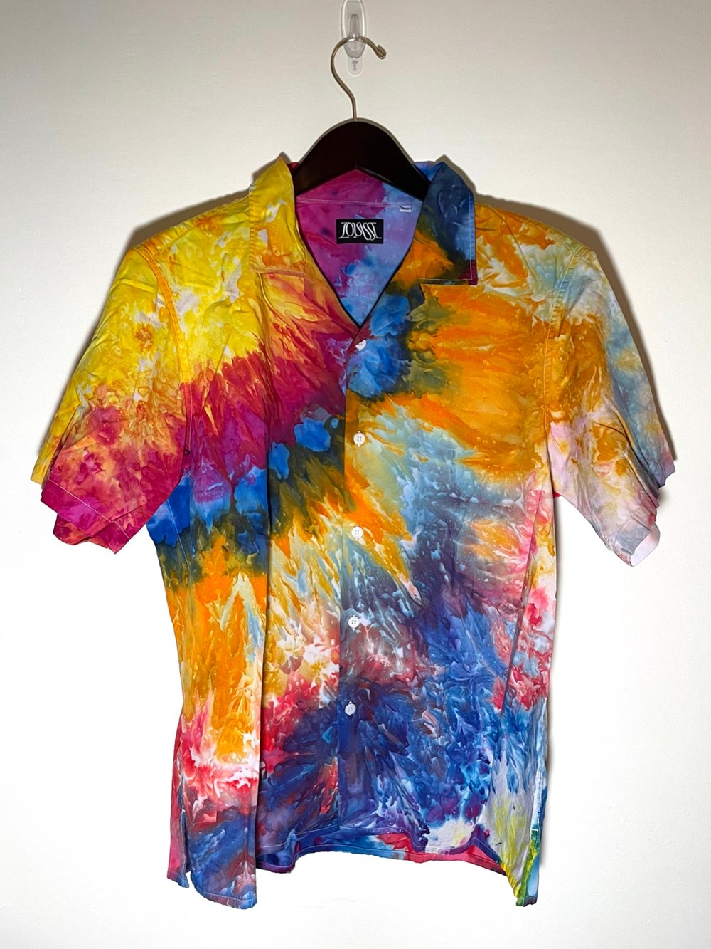 Tie Dye Button-up #17 - Large