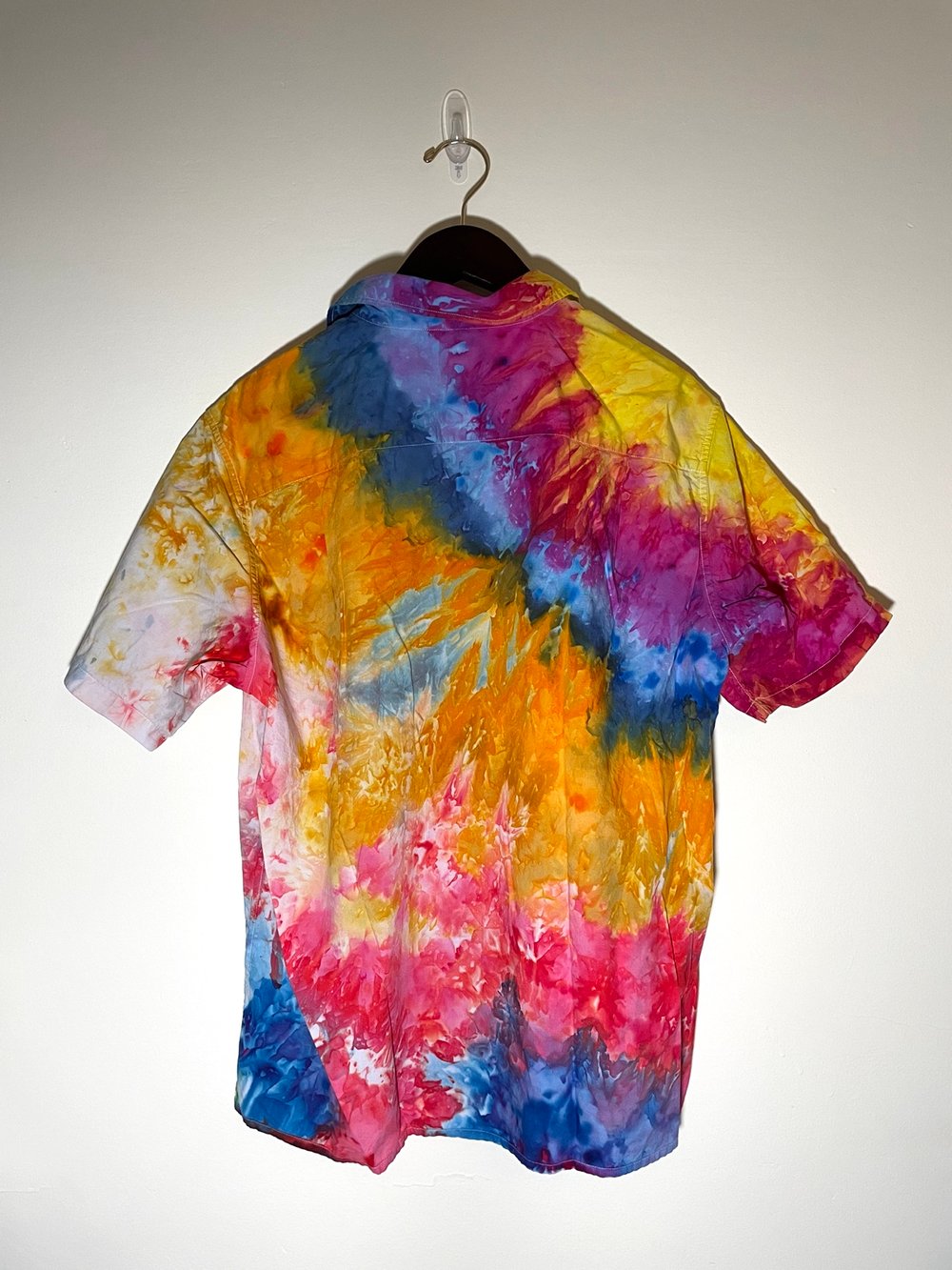Tie Dye Button-up #17 - Large