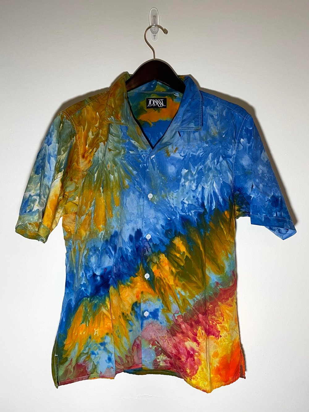 Tie Dye Button-up #18 - Large