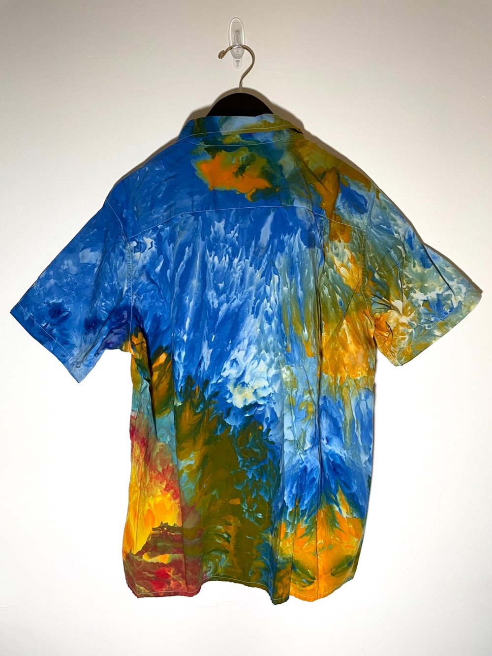 Tie Dye Button-up #18 - Large
